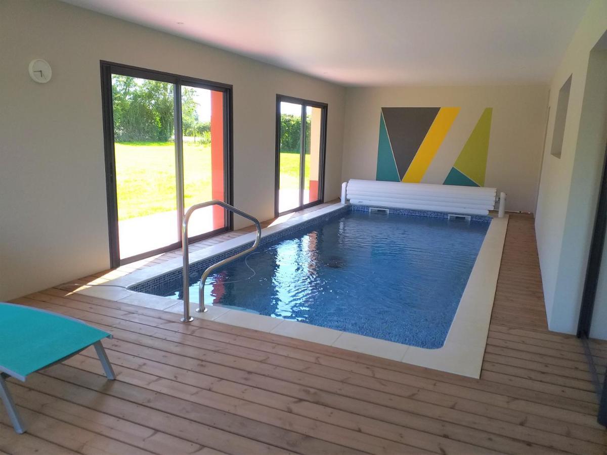 Quiévrecourt Maison Avec Piscine Interieure Privee Sans Vis A Vis Chauffee Toute L Annee מראה חיצוני תמונה