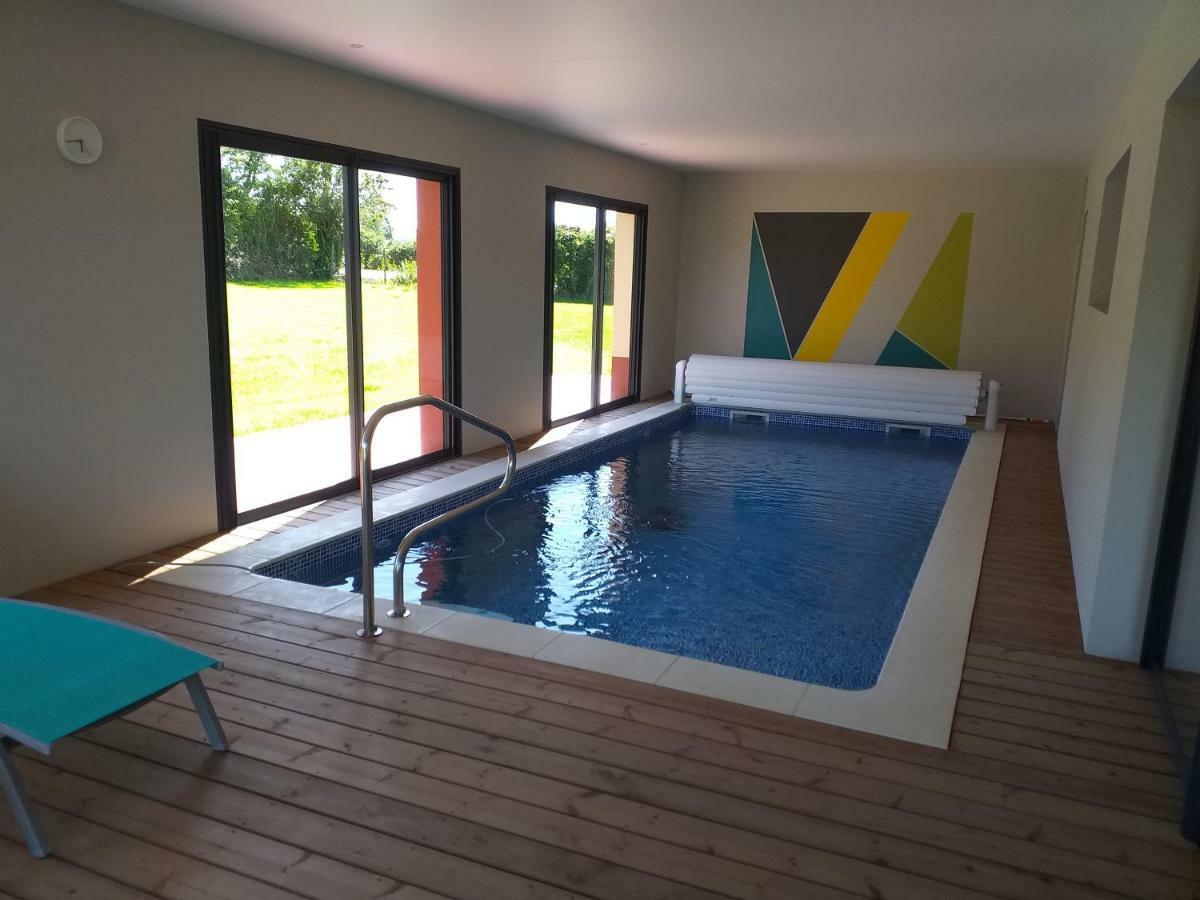 Quiévrecourt Maison Avec Piscine Interieure Privee Sans Vis A Vis Chauffee Toute L Annee מראה חיצוני תמונה